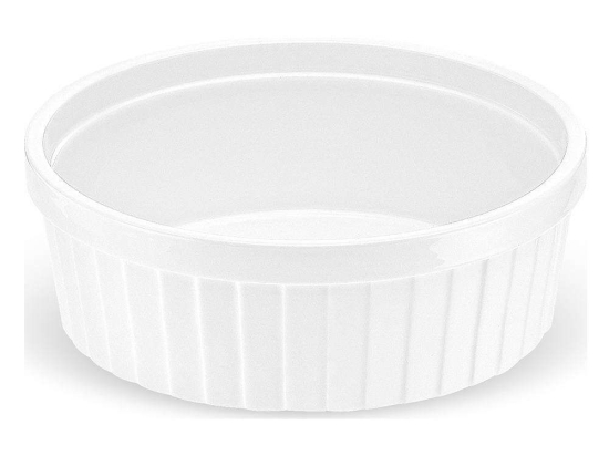 Φόρμα Ζαχαροπλαστικής Σουφλέ 26.000.75 20x20cm White Cryspo Trio Πορσελάνη