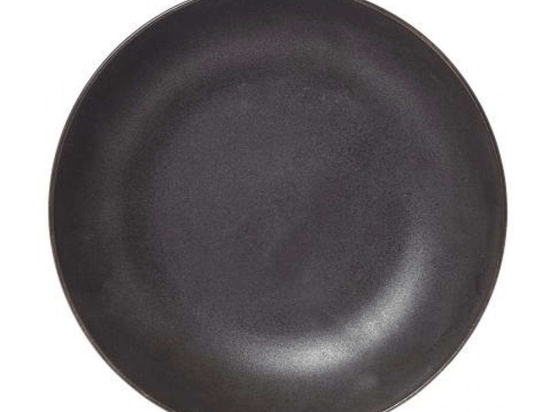 Πιάτο Γλυκού Στρογγυλό 47.600.03 Φ21cm Black Matte Cryspo Trio Πορσελάνη