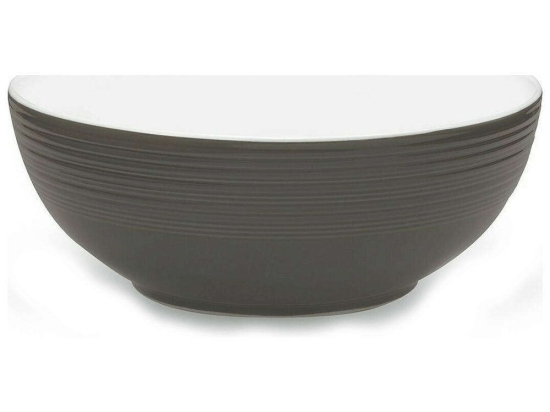 Σαλατιέρα Jasper 25.026.11 Φ25cm Dark Grey Cryspo Trio Medium Πορσελάνη
