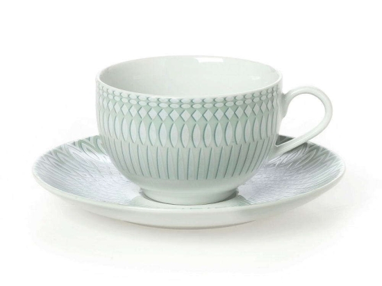 Φλυτζάνι Τσαγιού Με Πιατάκι Amalfi 25.372.16 250ml Veraman Cryspo Trio Πορσελάνη