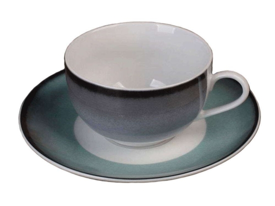Φλυτζάνι Τσαγιού Με Πιατάκι Fantastic 25.431.16 250ml Multi Cryspo Trio Πορσελάνη