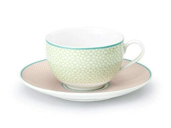 Φλυτζάνι Τσαγιού Με Πιατάκι Siena 25.945.16 250ml Multi Cryspo Trio Πορσελάνη