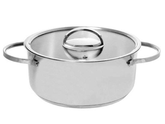 Κατσαρόλα Βαθιά Superior 60.000.20 Φ20x11,5cm 3,5Lt Inox Cryspo Trio 20cm Ανοξείδωτο Ατσάλι