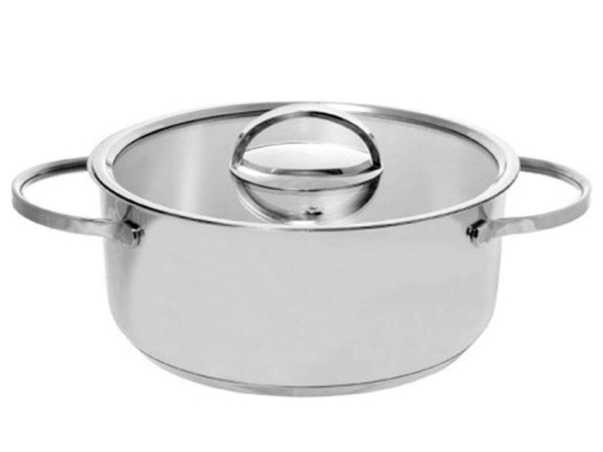 Κατσαρόλα Βαθιά Superior 60.000.22 Φ22x12,5cm 4,6Lt Inox Cryspo Trio 22cm Ανοξείδωτο Ατσάλι
