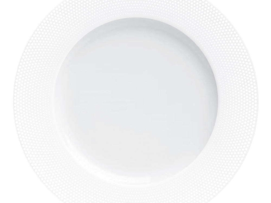 Πιάτο Ρηχό Bonito 24.455.01 Φ27cm White Cryspo Trio Πορσελάνη