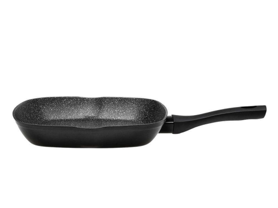 Τηγάνι Γκριλιέρα Petra 70.020.29 28cm Black Cryspo Trio 28cm Αλουμίνιο