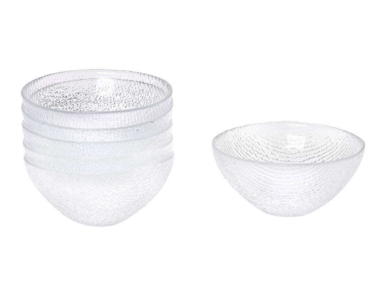 Μπωλ Παγωτού Cotton 80.214.23 Φ13cm Clear Cryspo Trio Γυαλί