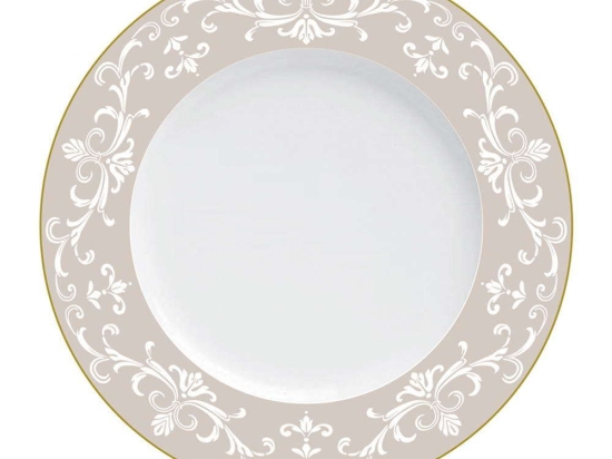 Σερβίτσιο Πιάτα Φαγητού Charlotte Oro (Σετ 20Τμχ) 24.285.40 Beige-Multi Cryspo Trio 20 τμχ Πορσελάνη