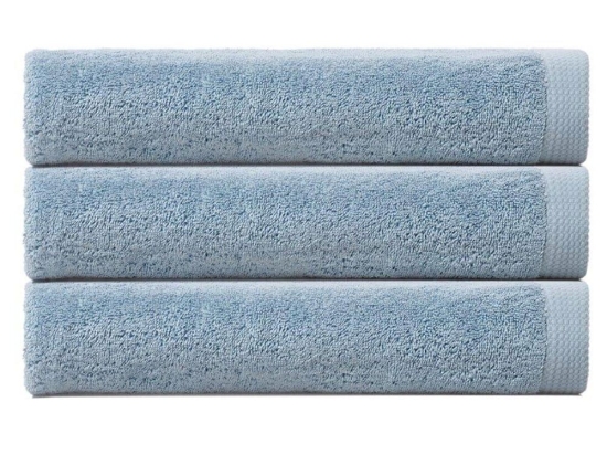 Πετσέτα 02.105.02 Light Blue Cryspo Trio Προσώπου 50x90cm 100% Βαμβάκι