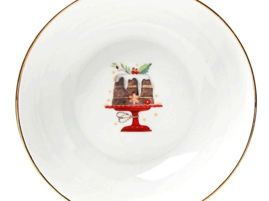 Μπωλ Σερβιρίσματος Christmas Magic 06.240.121 21x7,5cm Multi Cryspo Trio
