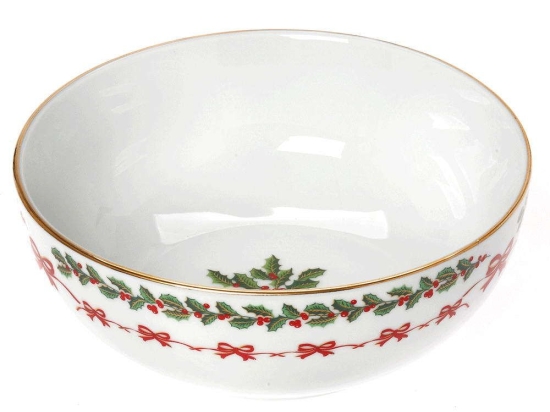 Μπωλ Σερβιρίσματος Noel 06.243.122 18x7cm Multi Cryspo Trio