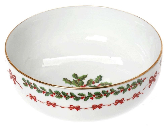 Μπωλ Σερβιρίσματος Noel 06.243.121 21x7,5cm Multi Cryspo Trio