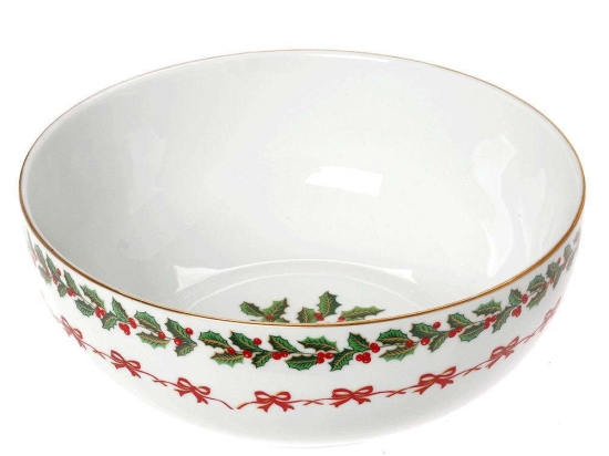 Μπωλ Σερβιρίσματος Noel 06.243.12 23x8,5cm Multi Cryspo Trio