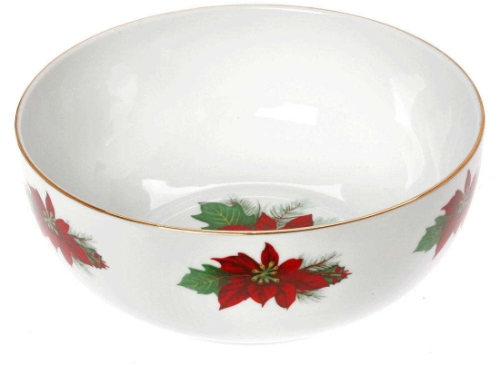 Μπωλ Σερβιρίσματος Poinsettia 06.241.12 23x8,5cm Multi Cryspo Trio