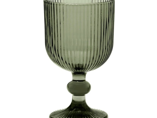 Ποτήρι Κρασιού Κολωνάτο Noris 52.504.54 250ml Smoke Cryspo Trio Γυαλί