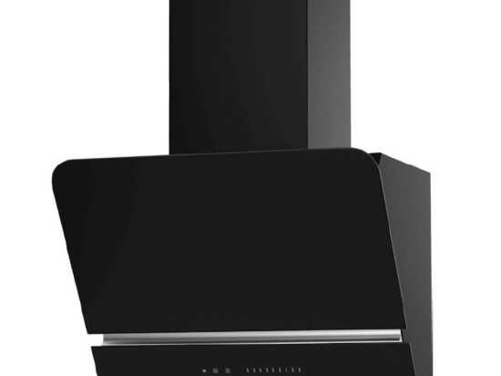 Απορροφητήρας CGW30-90 230W 90cm Με Κρύσταλλο Black Karag Μέταλλο,Γυαλί