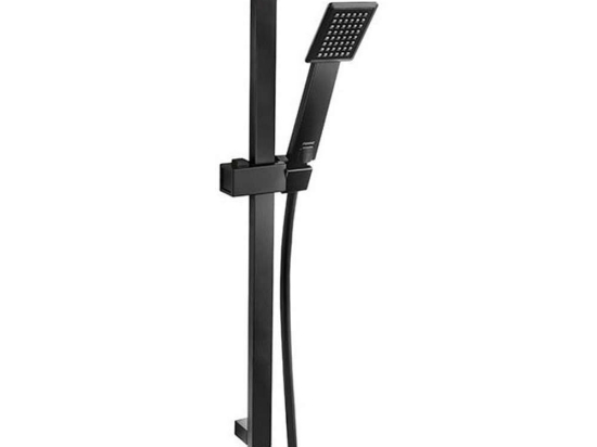 Βάση Τηλεφώνου Ντους Sinus N170BL-B Black Ferro Ορείχαλκος