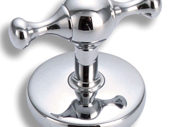 Άγκιστρο Μπάνιου Διπλό Metalia 6156.0 Chrome Ferro Ορείχαλκος