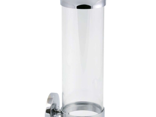 Θήκη Για Βαμβάκι Metalia 6172.0 Chrome Ferro Ορείχαλκος,Γυαλί