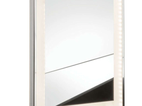 Καθρέπτης Με Φωτισμό Και Πλαίσιο LD-CS-6090 24W 60x90cm Satin Karag Ατσάλι,Γυαλί