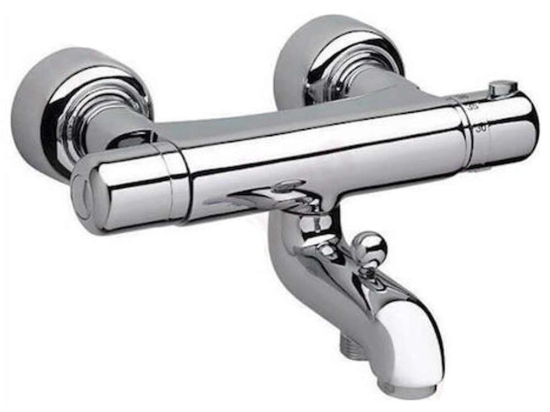 Μπαταρία Μπάνιου Θερμοστατική TA1 Chrome Ferro Ορείχαλκος