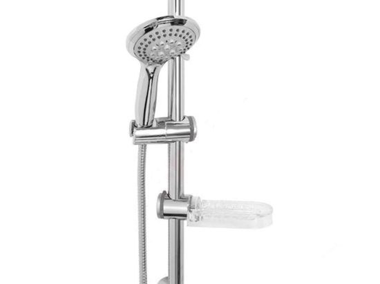 Κολώνα Ντους Με Ράφι Και Τηλέφωνο Emo N140B Chrome Ferro Ορείχαλκος