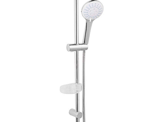 Κολώνα Ντους Με Ράφι Και Τηλέφωνο Nessa N350B Chrome Ferro Ορείχαλκος