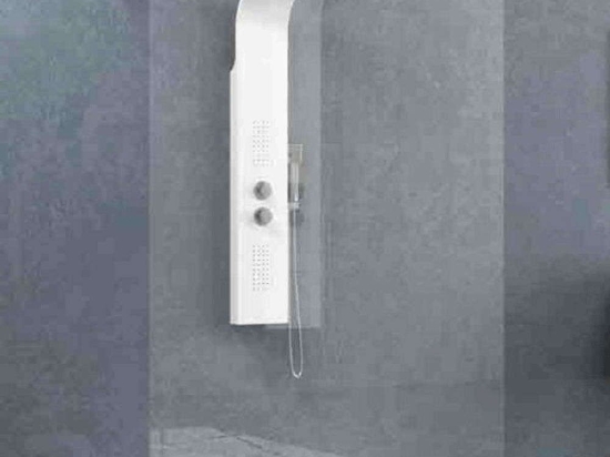 Πάνελ Ντουζιέρας Σταθερό Walkin 3 WAL3C108 Clear-Chrome Karag 108X200 Αλουμίνιο