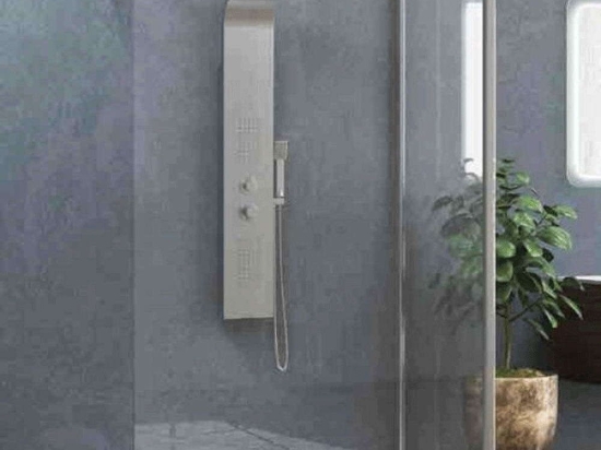 Πάνελ Ντουζιέρας Σταθερό Walkin 4 WAL4C9080 Clear-Chrome Karag 90Χ80 Αλουμίνιο