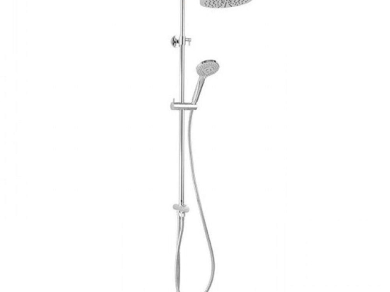 Στήλη Ντους Mε Tηλέφωνο Wizard NP45 81-115cm/20cm Inox Ferro Ατσάλι,Abs