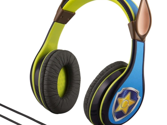 Ακουστικά Ενσύρματα Για Παιδιά Paw Patrol PW-140CH Με Ασφαλή Μέγιστη Ένταση Ήχου Blue-Yellow eKids