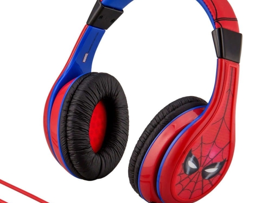 Ακουστικά Ενσύρματα Για Παιδιά Spiderman SM-140 Με Ασφαλή Μέγιστη Ένταση Ήχου Blue-Red eKids