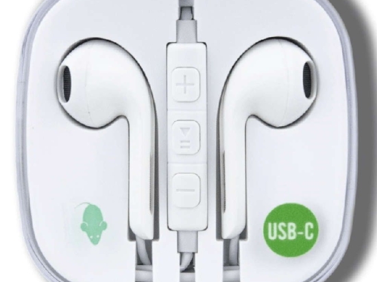 Ακουστικά USB-C Connector 46956592 White Green Mouse