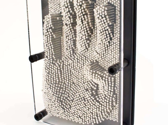 Επιτραπέζιο Διακοσμητικό 3D Pin Art 52662 13x6x17cm Black-Silver The Source