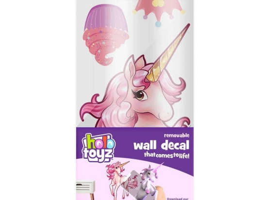 Αυτοκόλλητα Τοίχου Magical Unicorn D4UNICORN Multi HoloToyz