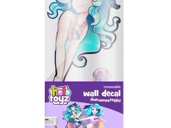 Αυτοκόλλητα Τοίχου Παιδικά Majestic Mermaid (Σετ 12Τμχ) D4MERMAID Multi HoloToyz