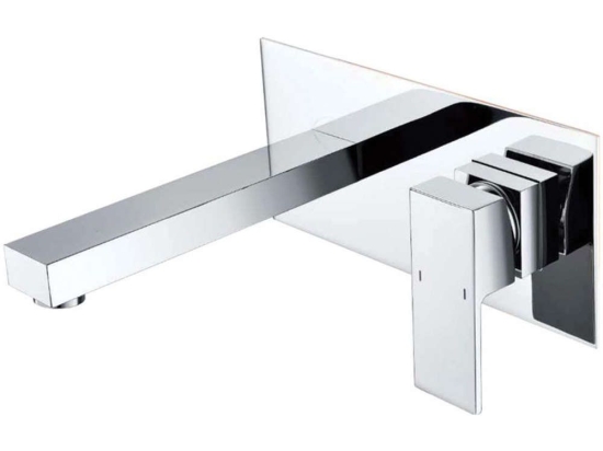 Μπαταρία Νιπτήρος Εντοιχισμού Ponte 13-3902 Chrome Gloria Μέταλλο