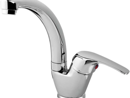 Μπαταρία Νιπτήρος Korona Kyknos 13-7028 Πλήρης Chrome Gloria Μέταλλο