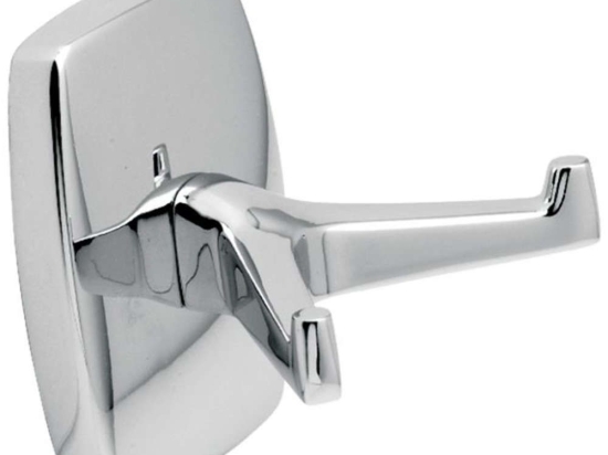 Άγκιστρο Διπλό Hotelia 03-8050 5x6,5cm Chrome Gloria Μέταλλο