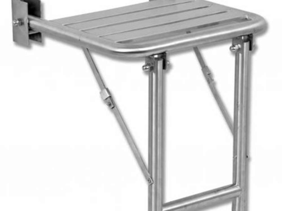 Κάθισμα Ντουζ Σπαστό ΑΜΕΑ Τιτάν 23-2803 40x45x45cm Inox Gloria Ανοξείδωτο Ατσάλι