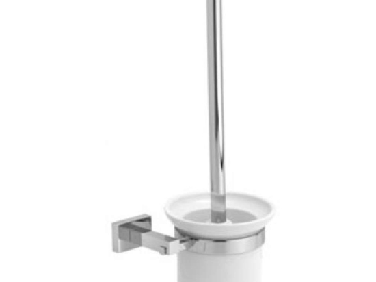 Πιγκάλ Τοίχου Siluetta 43-0292 Chrome-White Gloria Πορσελάνη,Μέταλλο