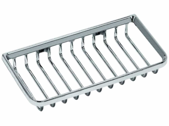 Σπογγοθήκη Hotelia 03-8010 Σχέτη 22x10,5x3cm Chrome Gloria Ορείχαλκος