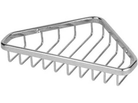 Σπογγοθήκη Triangle 03-0033 Γωνιακή 23x17x5cm Chrome Gloria Ορείχαλκος