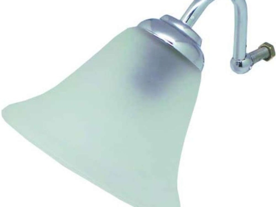 Φωτιστικό Τοίχου-Απλίκα Επίπλου 63 23-0008 Φ12cm 20cm Με Κρύσταλλο Chrome Gloria Μέταλλο,Γυαλί