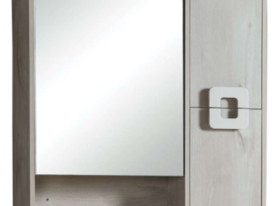 Καθρέπτης Μπάνιου Με Ντουλάπι Hotel 36-2130 80x13x80cm Beige Gloria PVC
