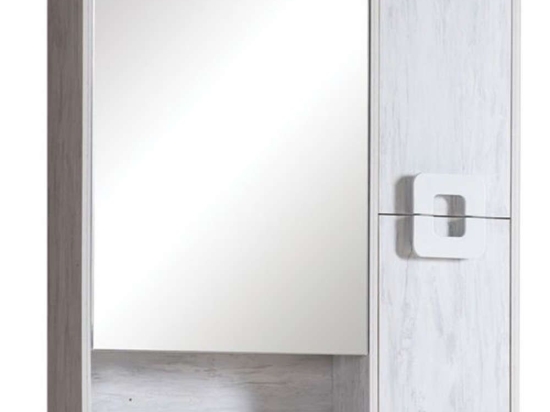 Καθρέπτης Μπάνιου Με Ντουλάπι Hotel 41-2130 80x13x80cm Sky Gloria PVC
