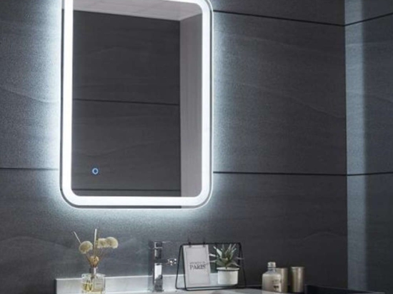 Καθρέπτης Μπάνιου Σκέτος Rolan 77-0131 Με Φως Led Touch 60x80cm Clear Gloria Γυαλί