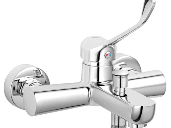 Μπαταρία Μπάνιου Για ΑΜΕΑ Algeo BAGM1 Chrome Ferro Μέταλλο