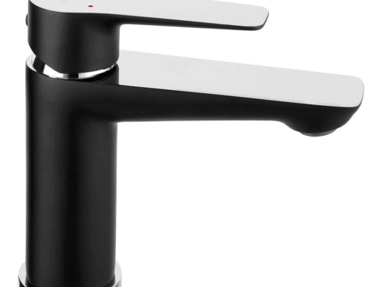 Μπαταρία Νιπτήρος Adore BDR2BLC Black-Chrome Ferro Μέταλλο