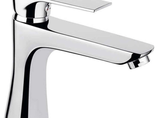 Μπαταρία Νιπτήρος Algeo Square BAQ2 Chrome Ferro Μέταλλο